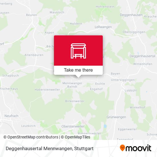 Deggenhausertal Mennwangen map