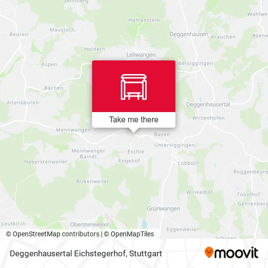Карта Deggenhausertal Eichstegerhof
