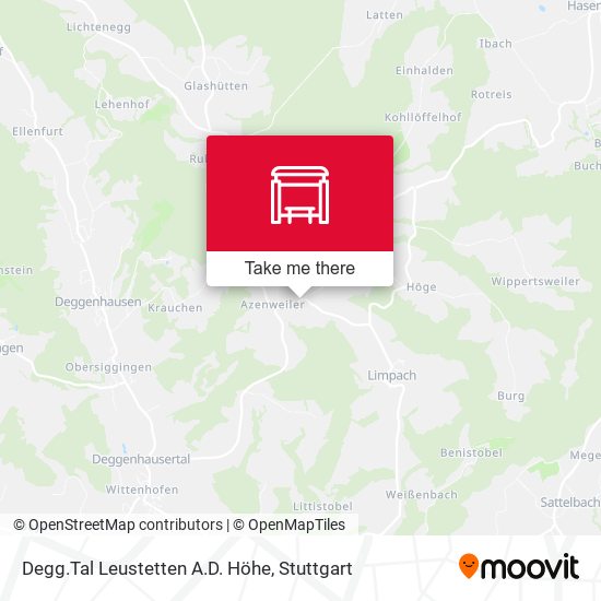 Degg.Tal Leustetten A.D. Höhe map