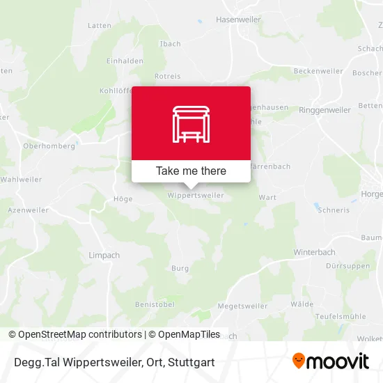 Карта Degg.Tal Wippertsweiler, Ort