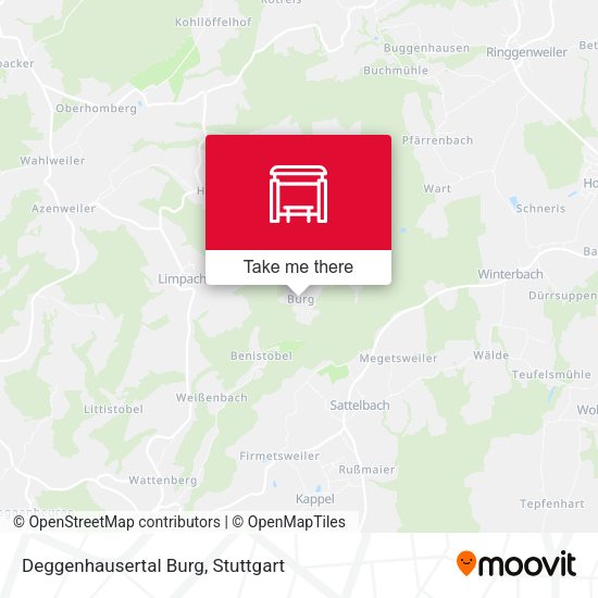 Deggenhausertal Burg map