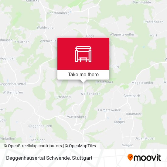 Deggenhausertal Schwende map