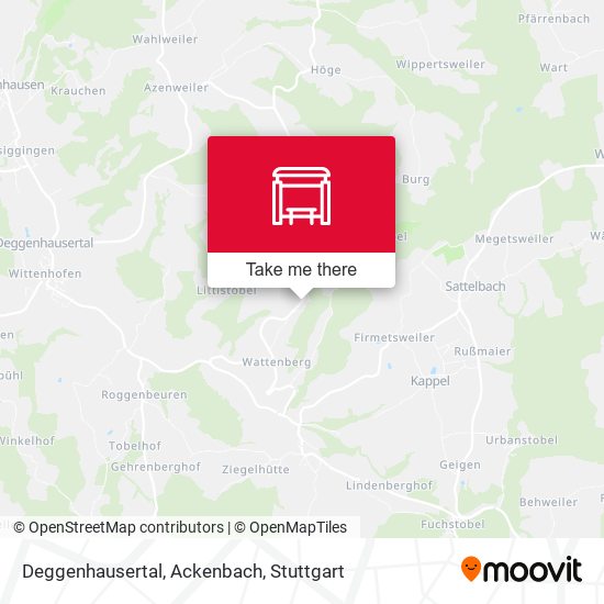Deggenhausertal, Ackenbach map