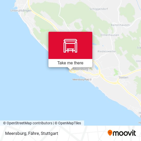 Meersburg, Fähre map