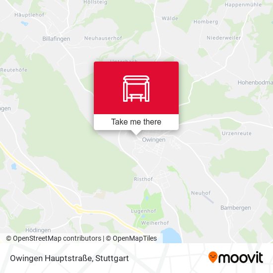 Owingen Hauptstraße map