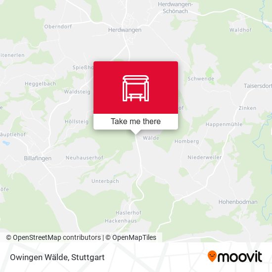 Карта Owingen Wälde