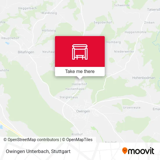 Карта Owingen Unterbach