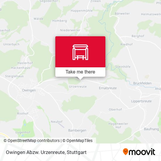 Owingen Abzw. Urzenreute map