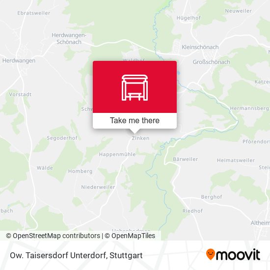 Ow. Taisersdorf Unterdorf map