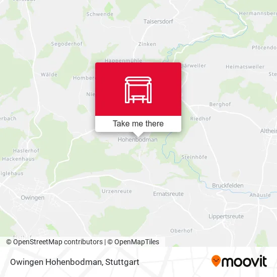 Карта Owingen Hohenbodman