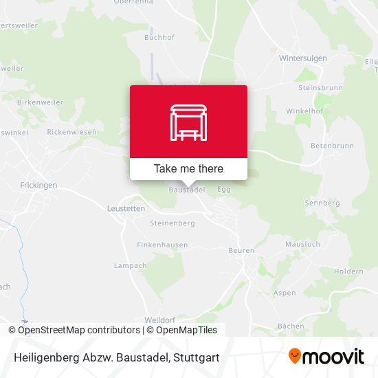 Heiligenberg Abzw. Baustadel map