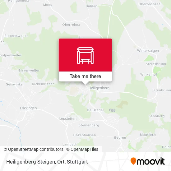 Карта Heiligenberg Steigen, Ort