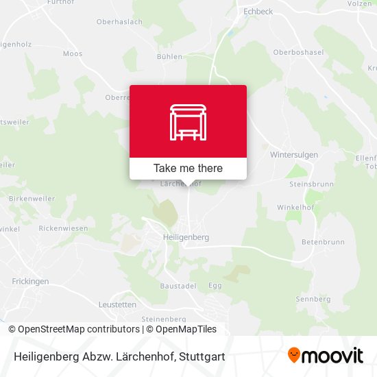 Heiligenberg Abzw. Lärchenhof map