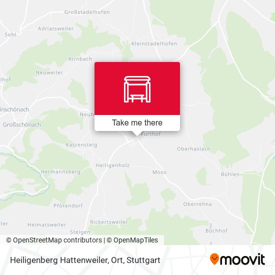 Heiligenberg Hattenweiler, Ort map