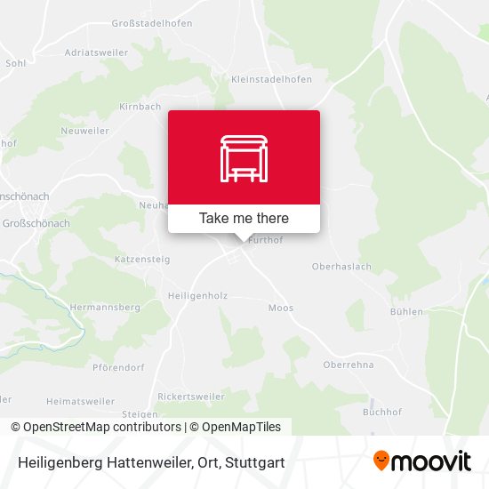 Карта Heiligenberg Hattenweiler, Ort