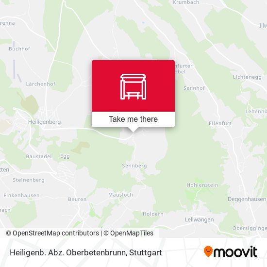 Карта Heiligenb. Abz. Oberbetenbrunn