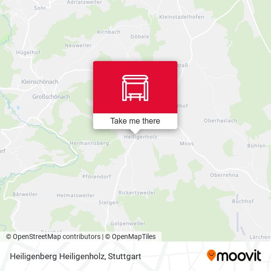 Heiligenberg Heiligenholz map