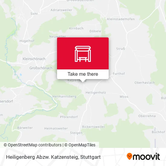 Карта Heiligenberg Abzw. Katzensteig