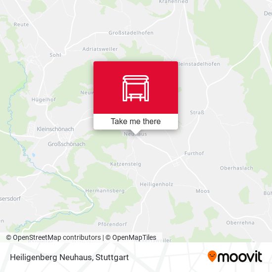 Heiligenberg Neuhaus map