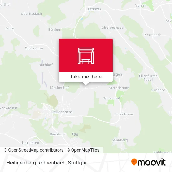 Карта Heiligenberg Röhrenbach