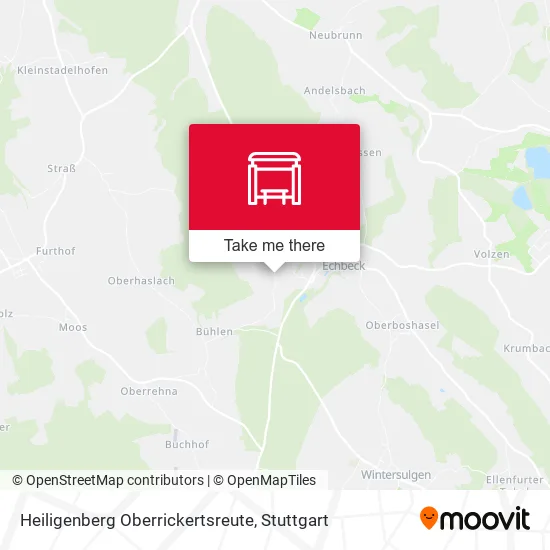 Карта Heiligenberg Oberrickertsreute