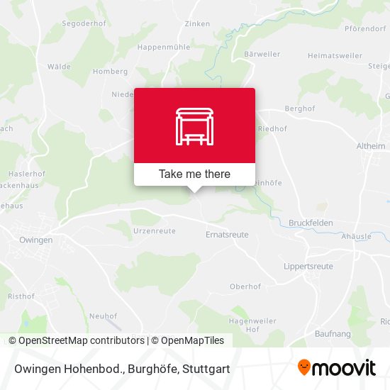 Owingen Hohenbod., Burghöfe map