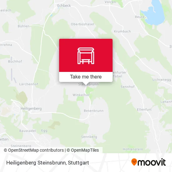 Карта Heiligenberg Steinsbrunn