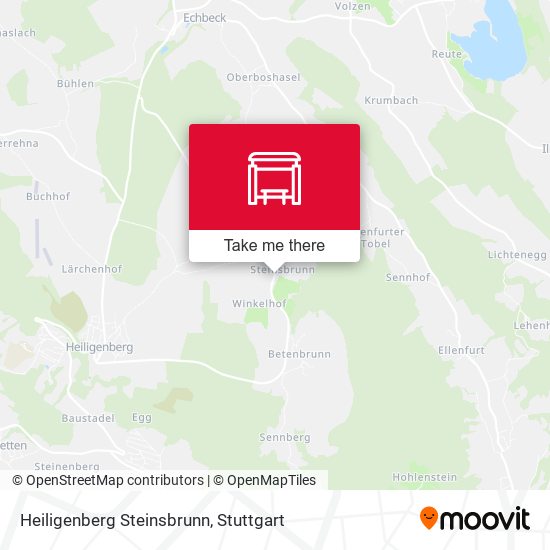 Heiligenberg Steinsbrunn map