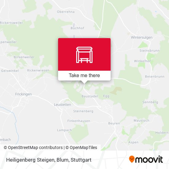 Карта Heiligenberg Steigen, Blum
