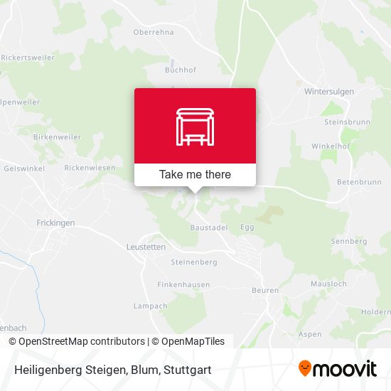 Heiligenberg Steigen, Blum map