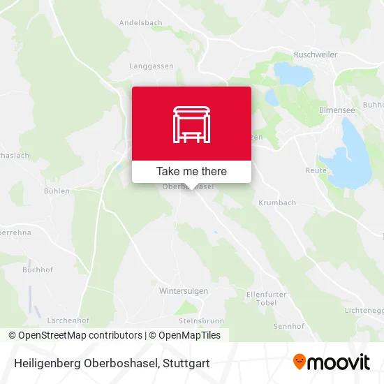 Карта Heiligenberg Oberboshasel