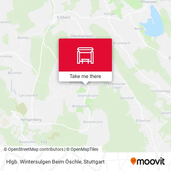 Карта Hlgb. Wintersulgen Beim Öschle