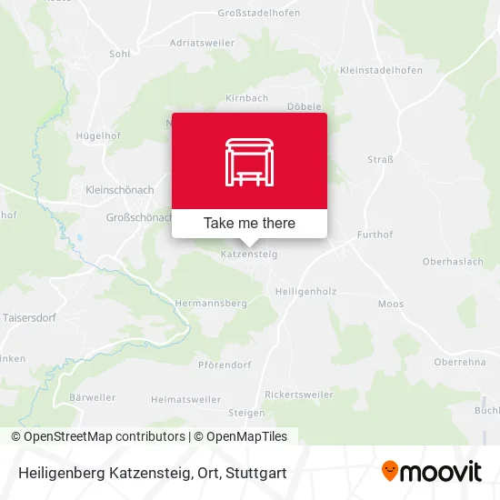 Карта Heiligenberg Katzensteig, Ort