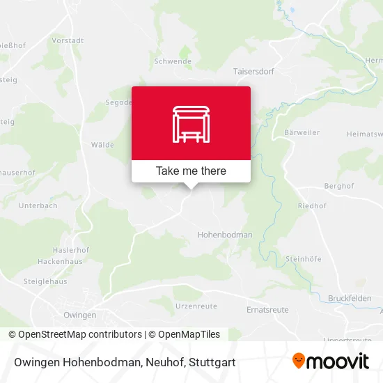 Карта Owingen Hohenbodman, Neuhof