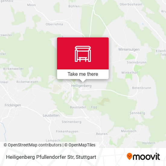 Карта Heiligenberg Pfullendorfer Str