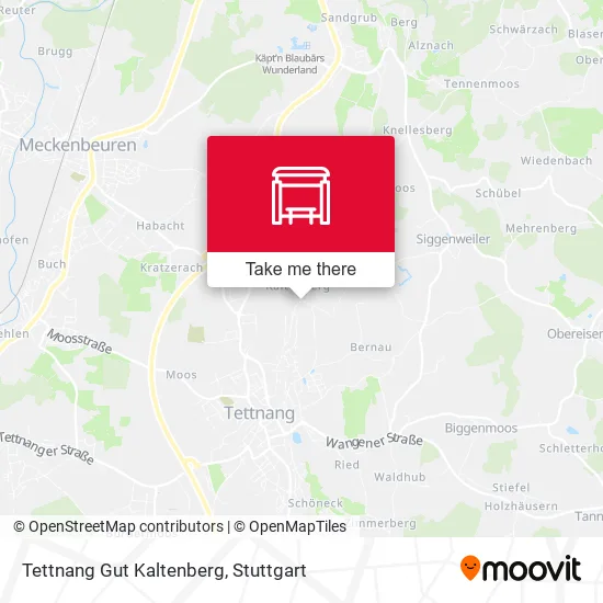 Карта Tettnang Gut Kaltenberg