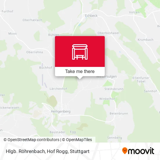 Карта Hlgb. Röhrenbach, Hof Rogg