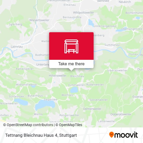 Tettnang Bleichnau Haus 4 map