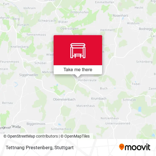 Карта Tettnang Prestenberg