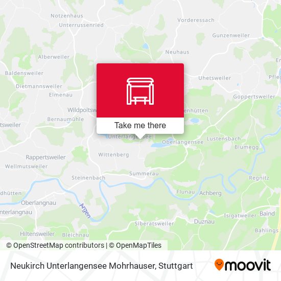 Neukirch Unterlangensee Mohrhauser map