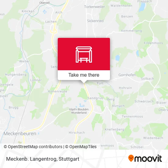 Карта Meckenb. Langentrog
