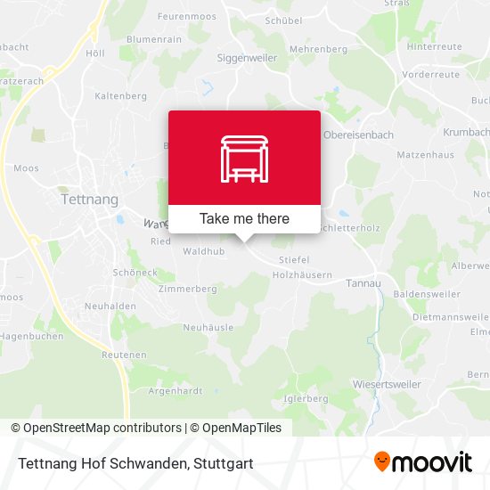 Tettnang Hof Schwanden map