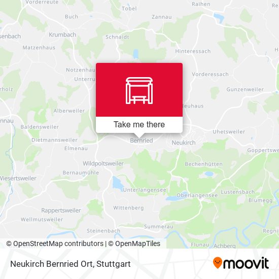 Карта Neukirch Bernried Ort