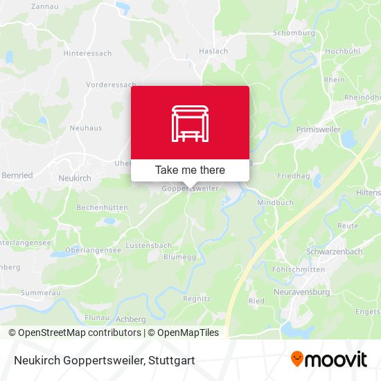 Карта Neukirch Goppertsweiler