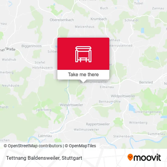 Карта Tettnang Baldensweiler