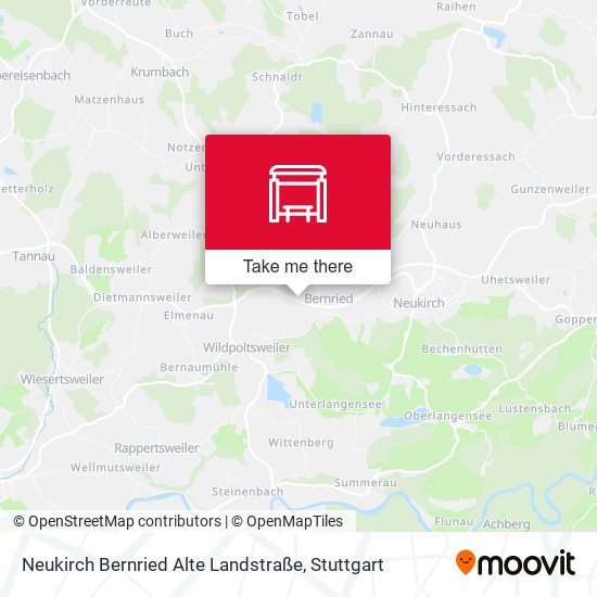 Neukirch Bernried Alte Landstraße map