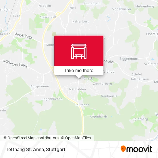 Карта Tettnang St. Anna