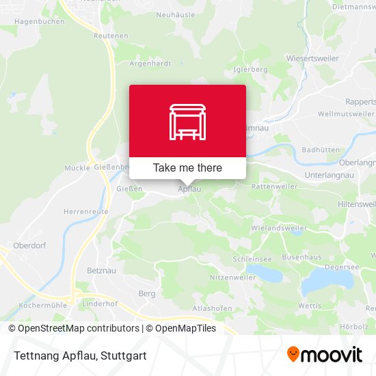 Карта Tettnang Apflau