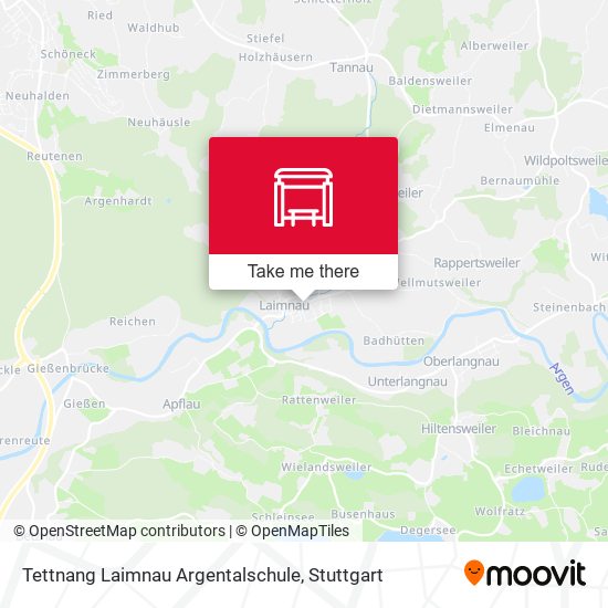 Tettnang Laimnau Argentalschule map