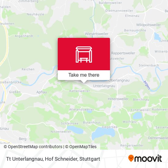 Карта Tt Unterlangnau, Hof Schneider